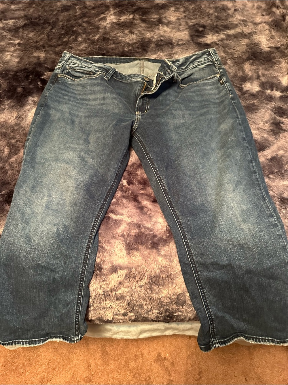 Silver Jeans Elyse Capris Sz 22